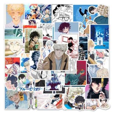 Imagem de Adesivos Blues Periods, vinil impermeável, anime, 54 unidades/lote - y