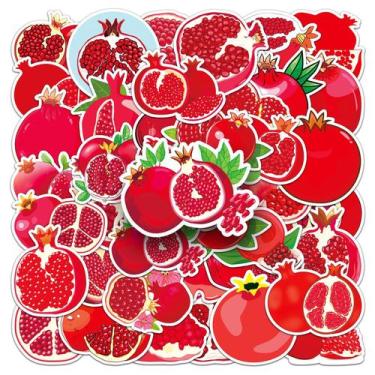 Imagem de Adesivos de romã, vinil impermeável, anime, 50 unidades/lote - yiweisa