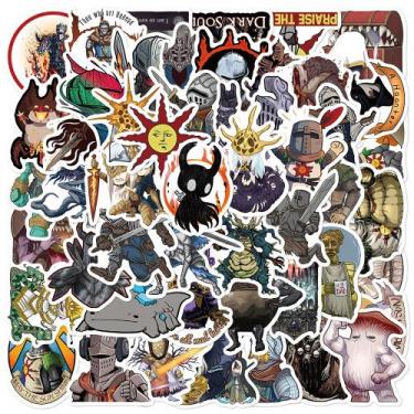 Imagem de Adesivos Dark Souls, vinil impermeável, anime, 50 unidades - yiweisai