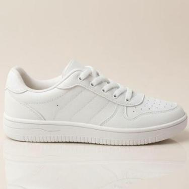 Imagem de Tênis Sneaker Feminino Branco Casual Estilo Shoes Chunky Retrô-Feminino