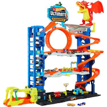 Imagem de Hot Wheels City Pista de Brinquedo Ultimate Garage para crianças a partir de 4 anos
