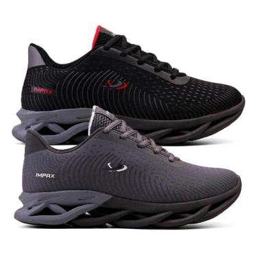 Imagem de Kit 2 Tênis Masculino Academia Corrida Treino Confortavel - Oldsen, Bl