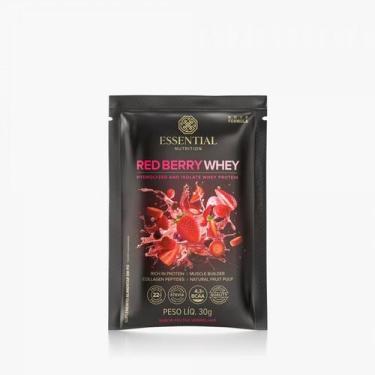 Imagem de Red Berry Whey Sachê (30g) - Sabor: Frutas Vermelhas - Essential Nutri