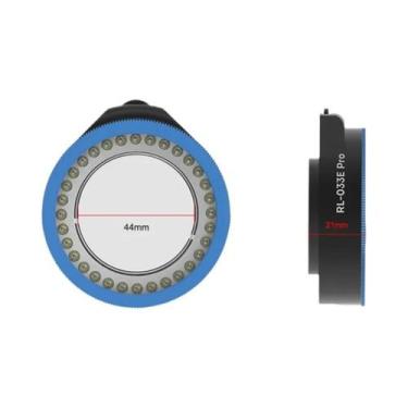 Imagem de Microscópio Com Luz Circular Polarizada Dupla, 32 LEDs, Eliminador De 