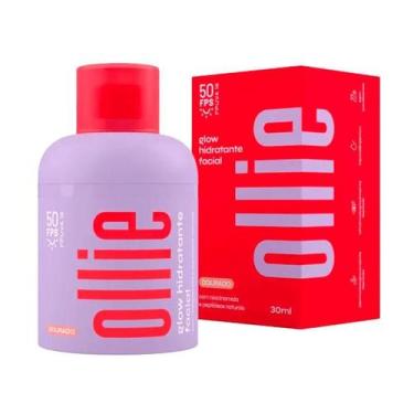 Imagem de Glow Hidratante Facial Ollie FPS50 Cor Dourado 30ml