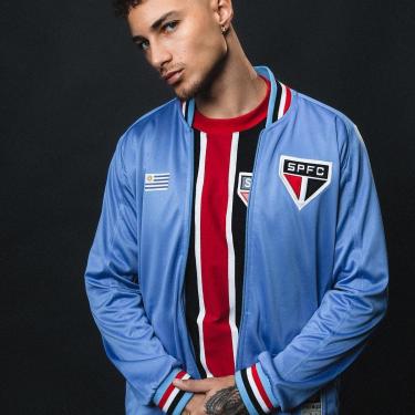 Imagem de Jaqueta São Paulo Retrô Uruguai Coleção Ídolos Masculina-Masculino