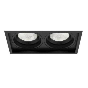 Imagem de Spot De Embutir Duplo Recuado Par20 Interlight Il4707 Preto - Interlig