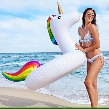 Imagem de Boia Inflavel Adulto Unicornio 120Cm - Snel