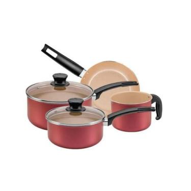 Imagem de Conjunto de Panelas Panelux Cereja Magnific 4 Peças