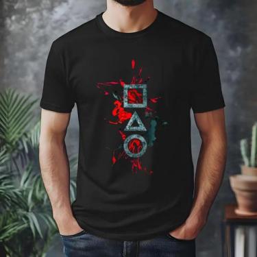 Imagem de Camiseta Serie Round 6 Squid Game Logo Sinais Algodao - Estamparia & C