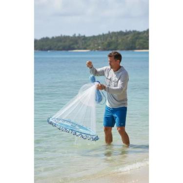 Imagem de Tarrafa Pesca 3.2m Leve Pega Lambari Tilápia Carpa - Congratulations S