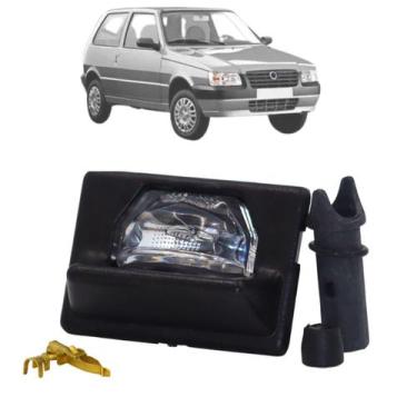 Imagem de Lanterna De Placa Com Soquete Fiat Uno 1985 86 87 88 89 90 Até 2004 - 