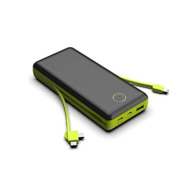 Imagem de Power Bank Carregador Portátil 20000mAh Bateria Universal com Cabo 3em