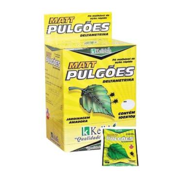 Imagem de Matt Pulgões Deltametrina Kelldrin 10g Embalagem c/ 100 unidades