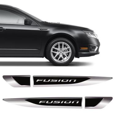 Imagem de Aplique Lateral Ford Fusion Decorativo Emblema Resinado Par - SPORTINO