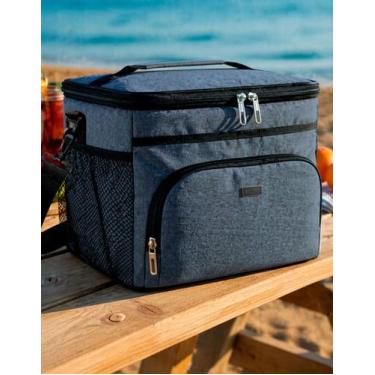 Imagem de Bolsa Termica Camping Parque Lazer Espaçosa 15L Impermeavel Lancheira 