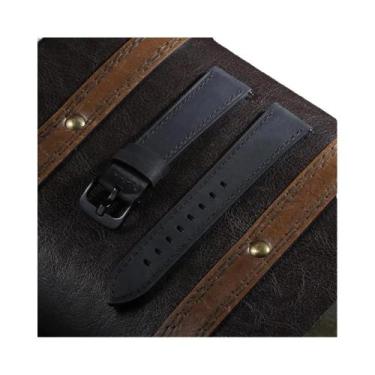 Imagem de Pulseira De Relógio Retro Em Couro Genuíno 18-24mm Para Samsung Galaxy