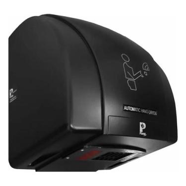Imagem de Secador de Mãos Eletrico Automatico New Dry Black Matte Planet Clean, 