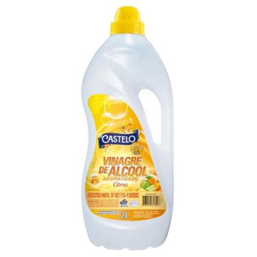 Imagem de Vinagre Castelo Alcool 6 2l Para Cozinha E Limpeza, Citrus
