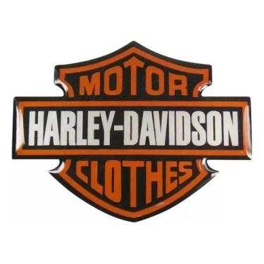 Imagem de Emblema Adesivo Resinado UV Compatível Harley RS8 - SPTS
