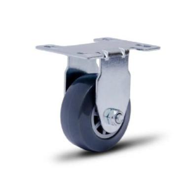 Imagem de Rodizio Fixo 2 Placa Roda Pvc Cinza Fp 45kg - Colson