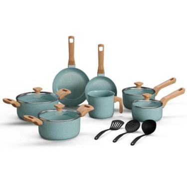 Imagem de Conjunto 10 Panelas Pratic Cook, Verde