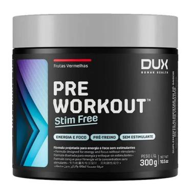 Imagem de Pre Workout Stim Free - 300g Frutas Vermelhas - Dux Human Health - Dux
