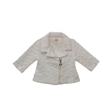 Imagem de Jaqueta Infantil Perfect Corações - Gira Baby, Cru, 1