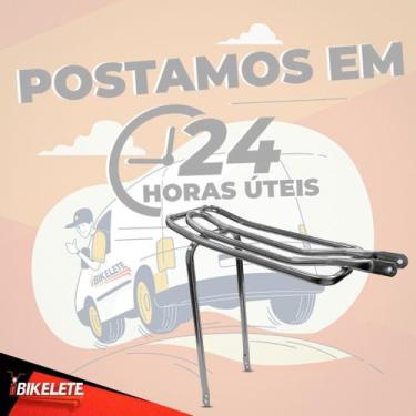 Imagem de Bagageiro Articulado Reto Garupa Bicicleta Aro 20 26 Cromado - Bikelet