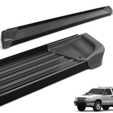 Imagem de Estribo Lateral Blazer 1995 a 2011 Aluminio Preto A3 - Gtnox