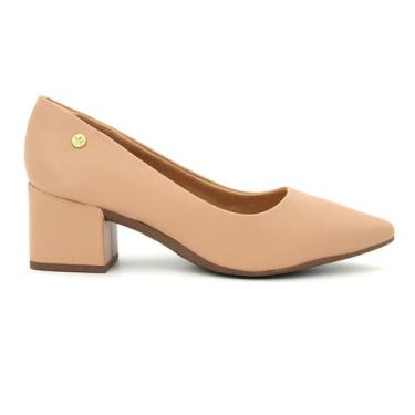 Imagem de Sapato Via Uno 318001 Scarpin Salto Grosso Alto Social Feminino, 37, N