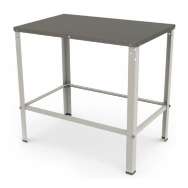 Imagem de Mesa Panificadora Desmontável MBR-010 com Tampo em Aço Inox e Estrutura Branco Braesi