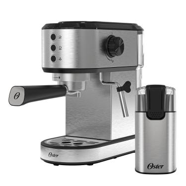 Imagem de Kit Cafeteira Espresso Perfect Moment e Moedor de Café Elétrico OMDR110 0,6L 110V Oster