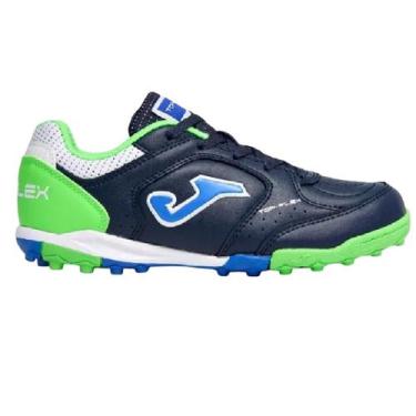 Imagem de Chuteira joma society top flex jr ref tpjw25 menino, Azul, 34