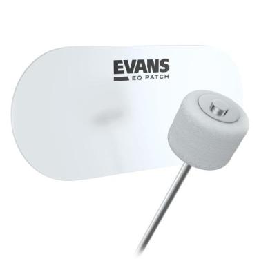 Imagem de Pad Protetor Pele Bumbo Pedal Duplo (2 Peças) Evans EQPC2
