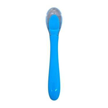 Imagem de Kit Colher de Silicone Infantil - PASSEAR, Azul