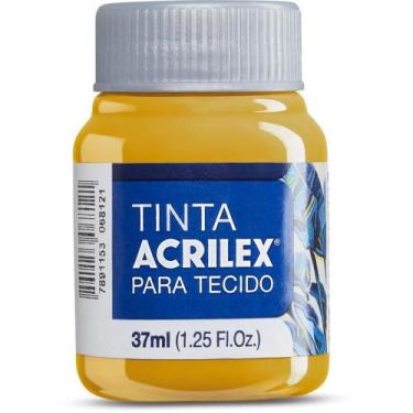 Imagem de Tinta para Tecido Fosca 37ML OCRE Ouro Duzia - Acrilex
