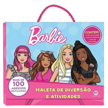 Imagem de Livro - Barbie - Maleta Diversão e Adesivos