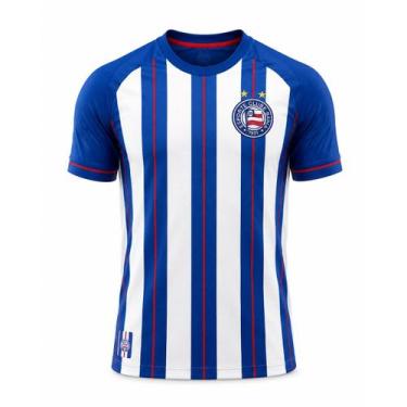 Imagem de Camisa Bahia Esquadrão Tricolor de Aço - Masculino Tamanho:XGCor:Azul/