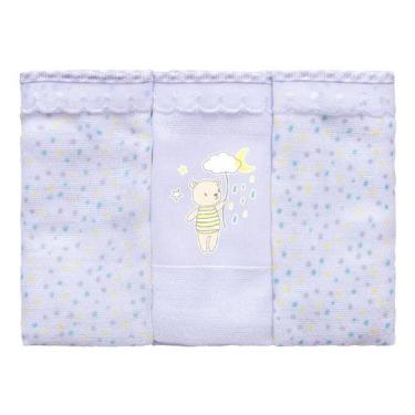 Imagem de Paninho de Boca com 03 Unidades Estampado Pop Confetes 34x40cm Baby Ba