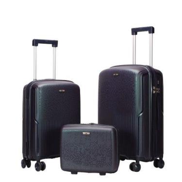 Imagem de Kit 3 Mala e Frasqueira De Viagem 14" 20" 24" 10 kg e 23 kg Bordo Desp