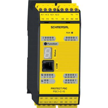 Imagem de Controlador de Segurança Programável PSC1-C-10 com 14 Entradas Seguras e Expansão Até 64 I-O Bivolt Ace Schmersal
