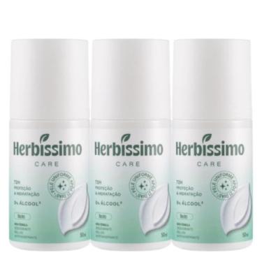 Imagem de Kit 3 Desodorante Roll-On Herbíssimo Neutro 50ml - Dana