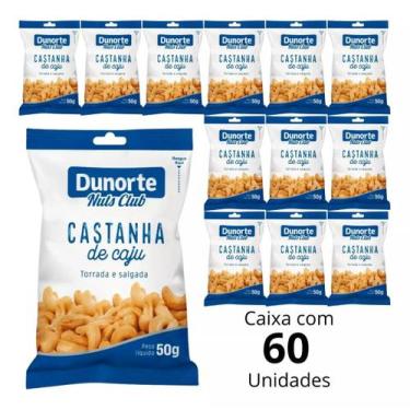 Imagem de Castanha De Caju Torrada E Salgada 50g Caixa C/60 Unidades - Delivery 
