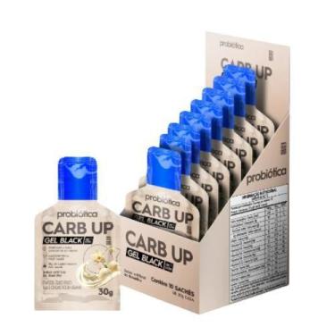 Imagem de Carb Up Gel Black Cafeína (10 Sachês de 30g) Probiótica - - Dr. Peanut