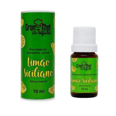 Imagem de Óleo Essencial Alimentício Natural Limão Siciliano10ml GranChef