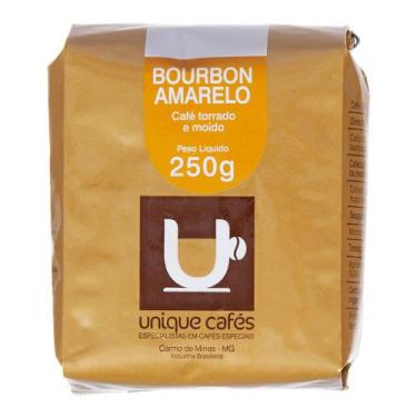 Imagem de Café Unique Bourbon Amarelo Torrado E Moído 250g - Unique Cafés