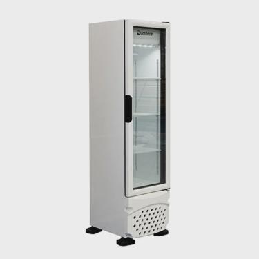 Imagem de Refrigerador vertical porta vidro 229 l ar forçado branco