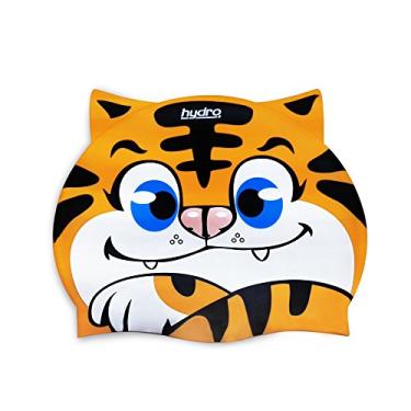 Imagem de TOUCA DE NATACAO SILIC ANIMALS KIDS LARANJA/CRIANCA