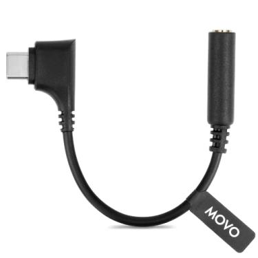 Imagem de Adaptador de Áudio Movo USB C para 3,5 mm para Microfones e Fones de Ouvido - Compatível com Samsung Galaxy, Google Pixel e Outros Dispositivos USB Tipo C